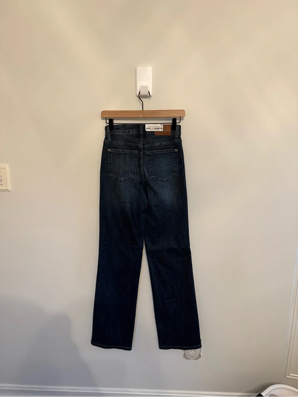Judy Blue • Be In Control Tummy Control NWT Sz 0 Straight Dark Wash Jean - Picture 10 of 11